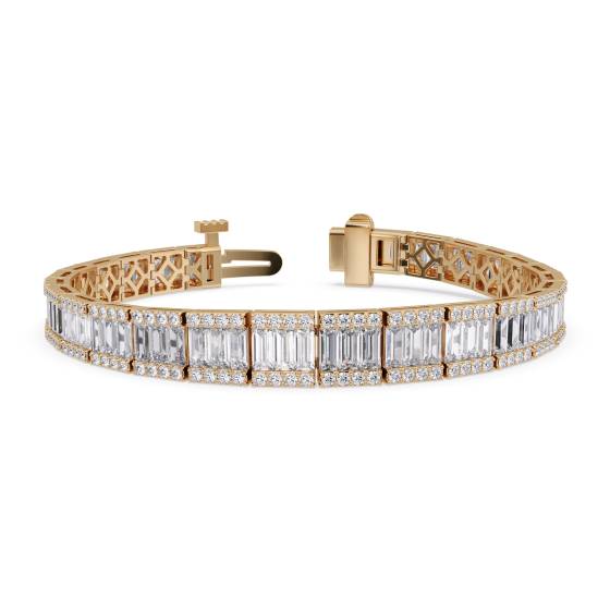 10.00ct Classic Single Row Diamond Tennis Bracelet