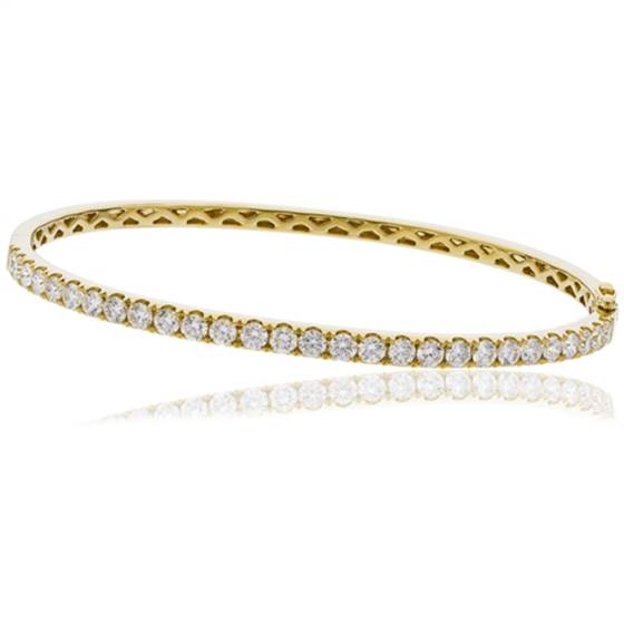 0.90ct Elegant Round Diamond Set Bangle