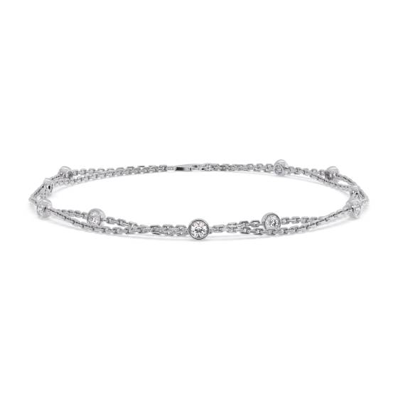 0.25ct Classic Round Diamond Chain Bracelet