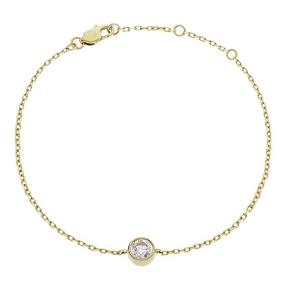 0.20ct Classic Round Diamond Chain Bracelet