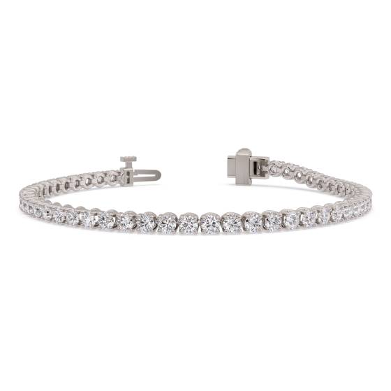 Classic Single Row Diamond Tennis Bracelet