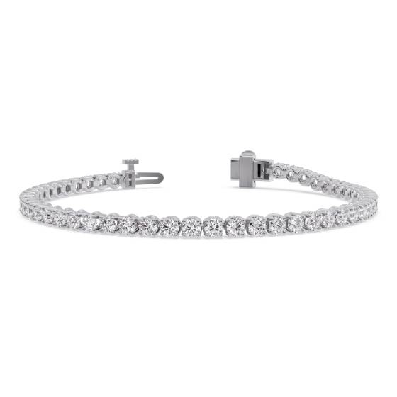 Classic Single Row Diamond Tennis Bracelet