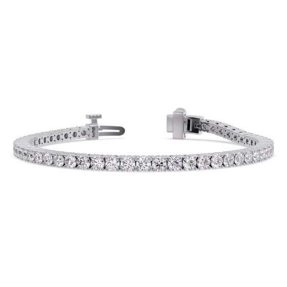4.00ct Classic Single Row Diamond Tennis Bracelet