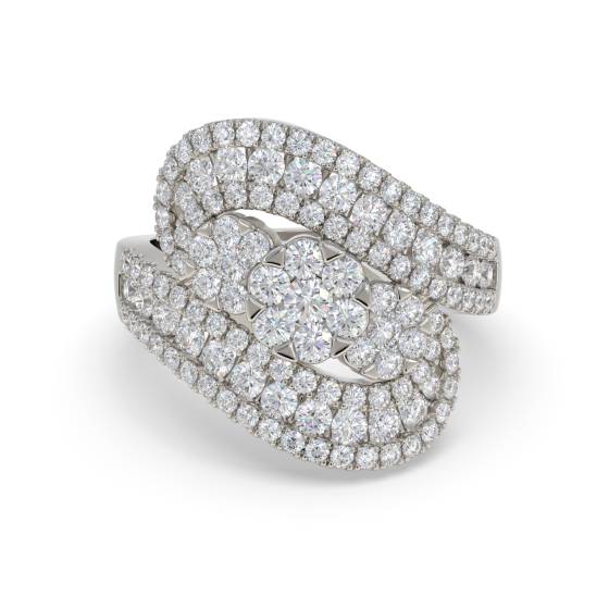 2.30ct Elegant Round Diamond Dress Ring