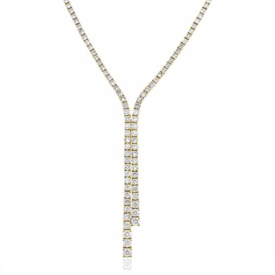 Bow Tie Tennis Necklace