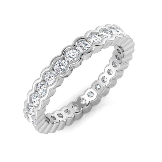 1.00ct VS/F-G Round Cut Full Eternity Ring