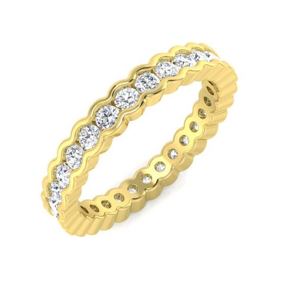 1.00ct VS/F-G Round Cut Full Eternity Ring
