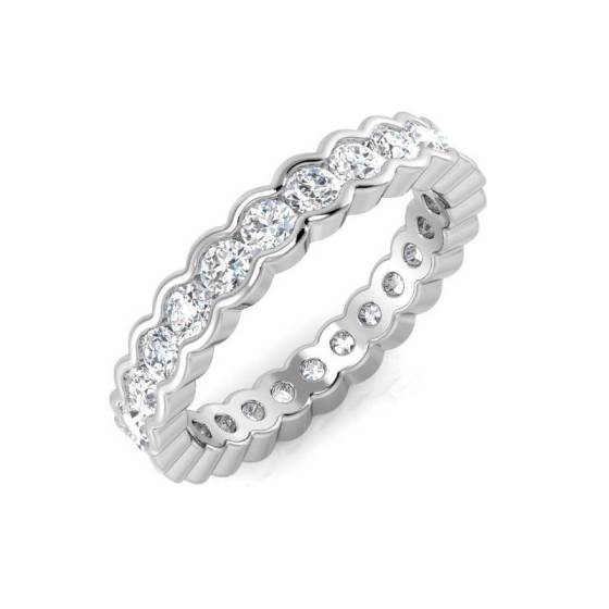 1.45ct VS/F-G Round Cut Full Eternity Ring