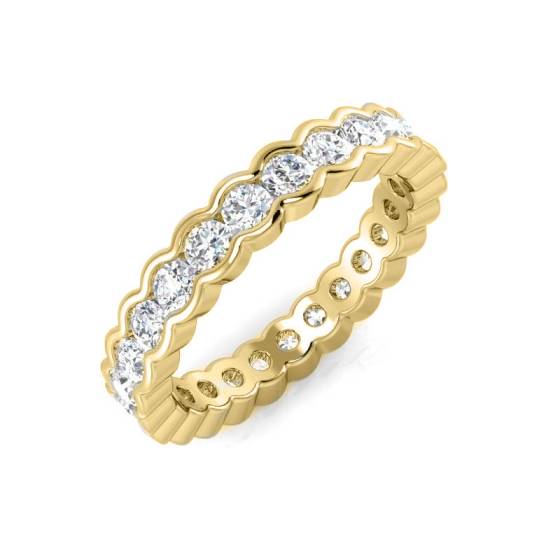1.45ct VS/F-G Round Cut Full Eternity Ring