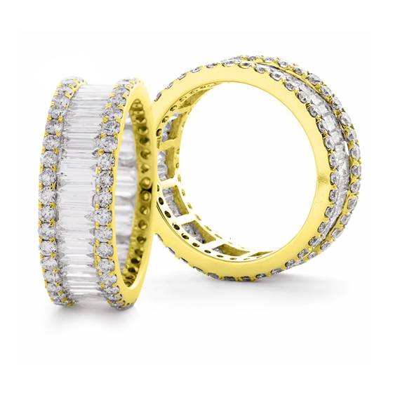 2.00ct VS/F-G Baguette Full Eternity Ring