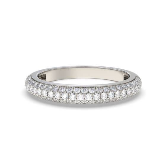 0.40ct VS/F-G Round Cut Half Eternity Ring