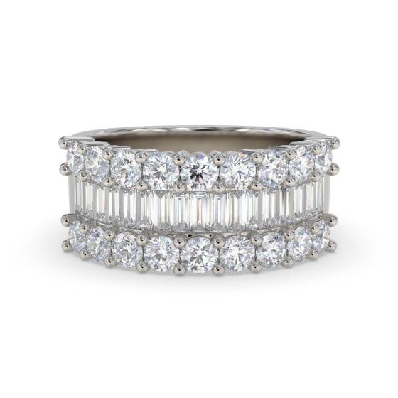 2.70ct VS/F-G Round Diamond Dress Ring