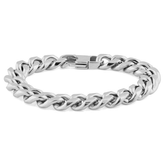 10mm Silver Chain Bracelet