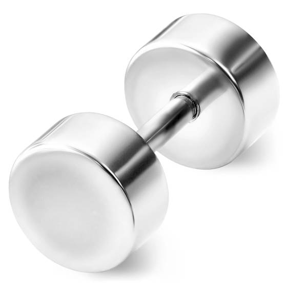 6mm Gold Single Stud Earring
