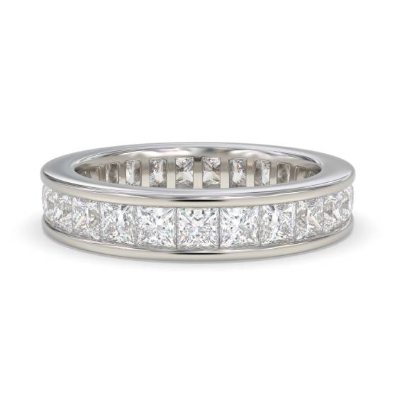 Elegant Princess Diamond Full Eternity Ring