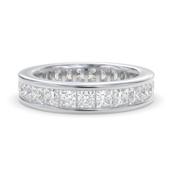 Elegant Princess Diamond Full Eternity Ring