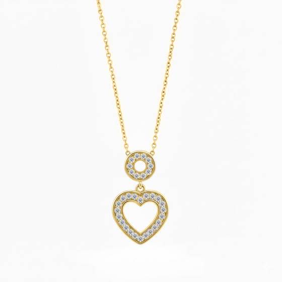 Diamond Heart Pendant