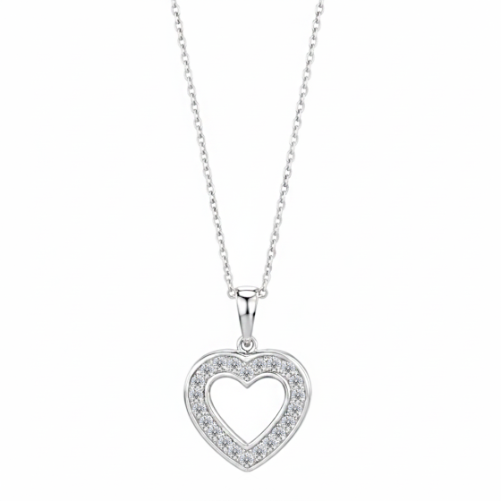 Diamond Heart Pendant
