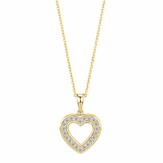 Diamond Heart Pendant