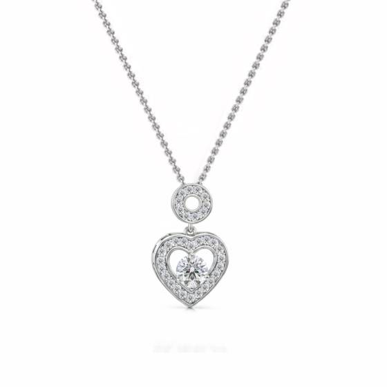 Diamond Heart Pendant