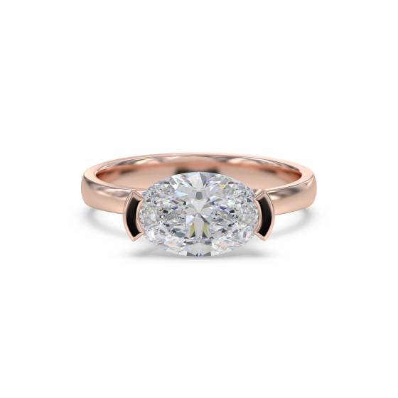 Traditional Oval Diamond Engagement Ring