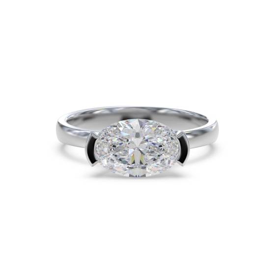 Traditional Oval Diamond Engagement Ring