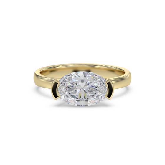 Traditional Oval Diamond Engagement Ring