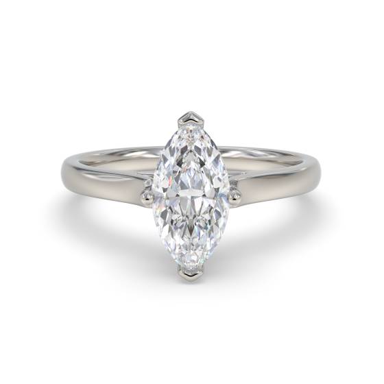 Marquise Diamond Engagement Ring