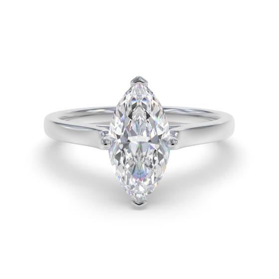 Marquise Diamond Engagement Ring