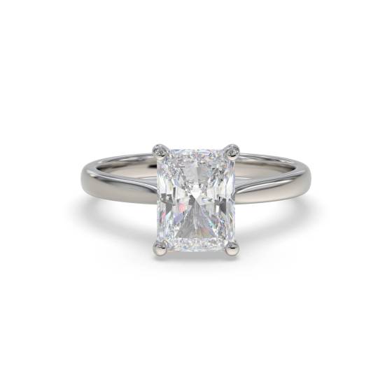 Elegant Radiant Diamond Engagement Ring