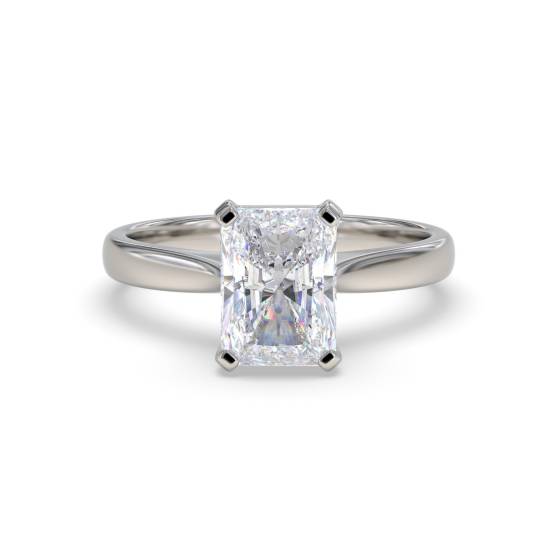 Classic Radiant Diamond Engagement Ring