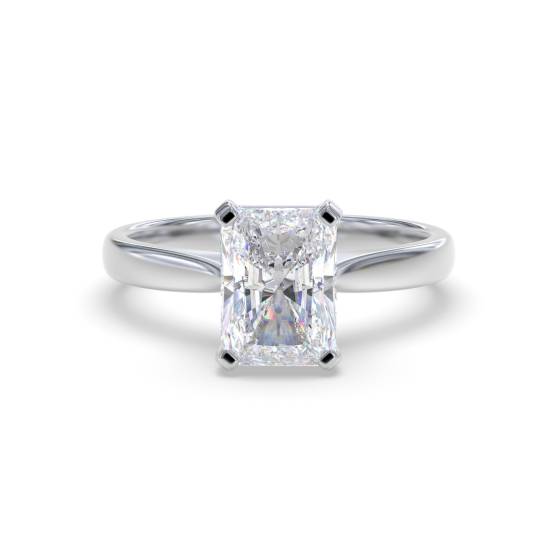 Classic Radiant Diamond Engagement Ring