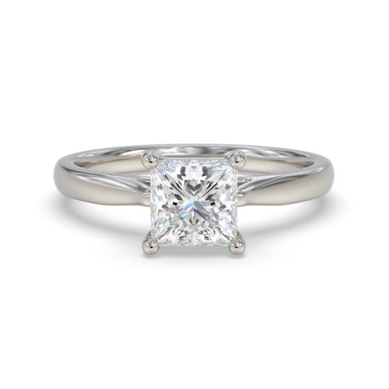 Elegant Princess Diamond Engagement Ring