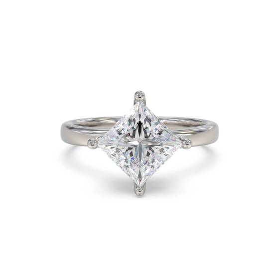 Princess Diamond Engagement Ring