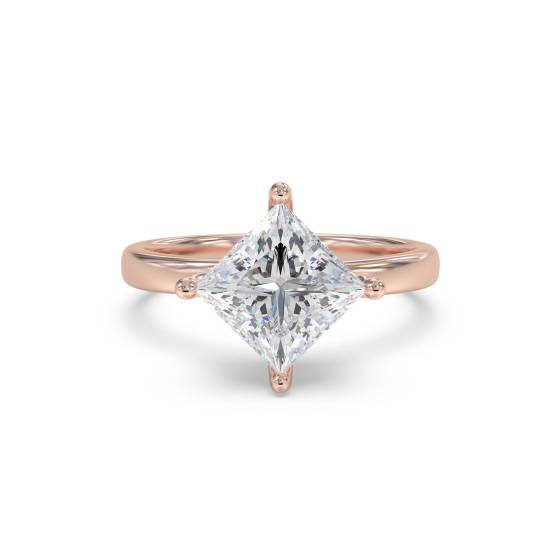 Princess Diamond Engagement Ring
