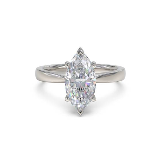 Marquise Diamond Engagement Ring