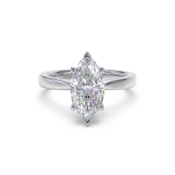 Marquise Diamond Engagement Ring