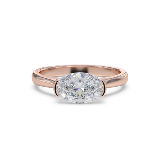 Traditional Oval Diamond Engagement Ring