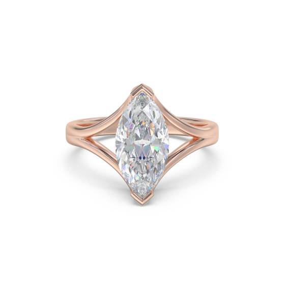 Marquise Diamond Engagement Ring