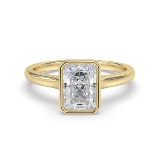 Radiant Diamond Solitaire Ring