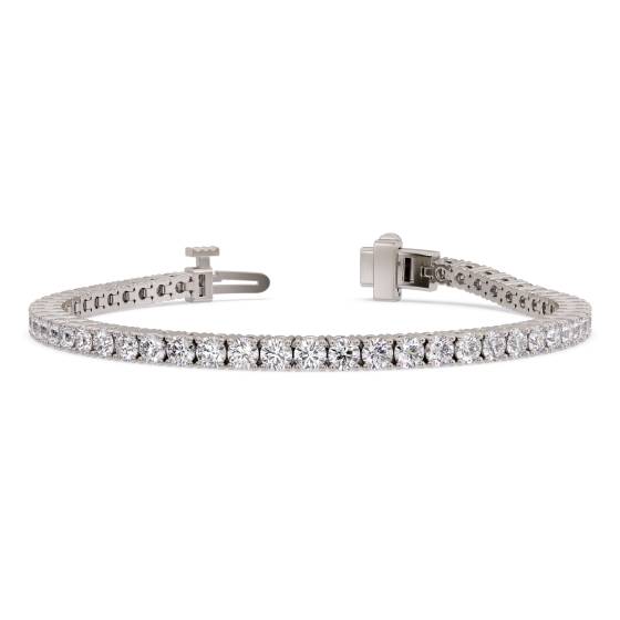 Round Diamond Lab Grown Bracelet