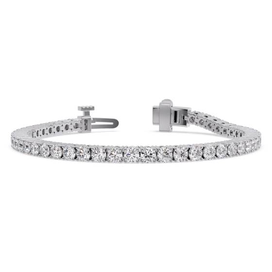 Round Diamond Lab Grown Bracelet