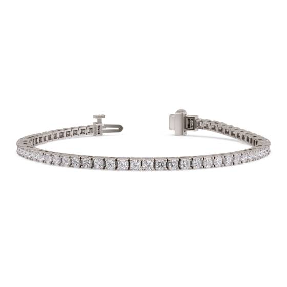 Classic Princess Diamond Tennis Bracelet