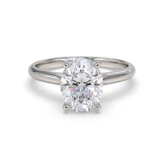 Oval Diamond Engagement Ring