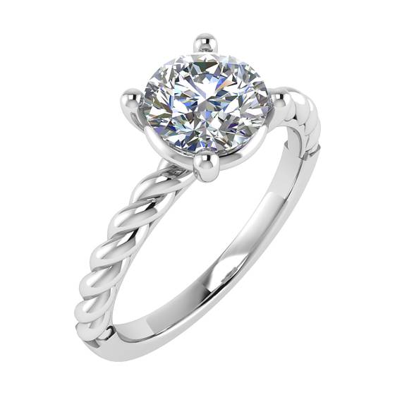 Round Diamond Solitaire Ring