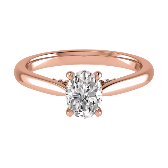 Oval Diamond Engagement Ring