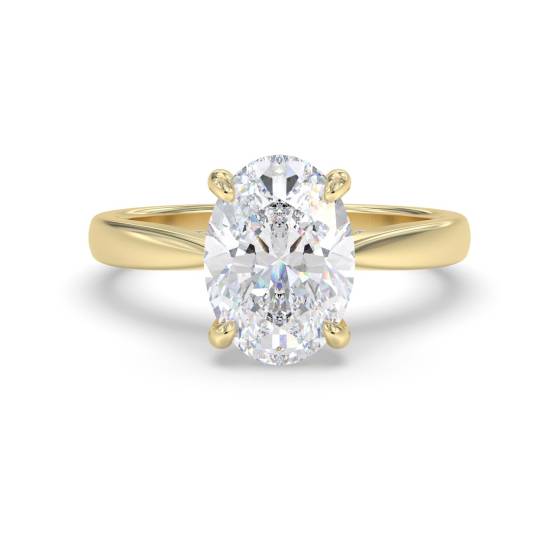 Oval Diamond Engagement Ring
