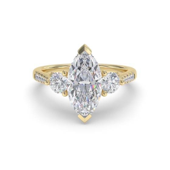 Unique Marquise Diamond Designer Ring