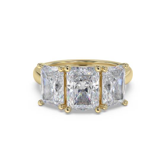 Radiant Diamond Trilogy Ring