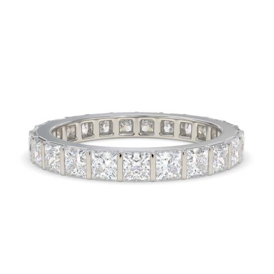 Unique Princess Diamond Eternity Ring